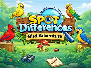 【Spot Differences Bird Adventure】サムネイル画像