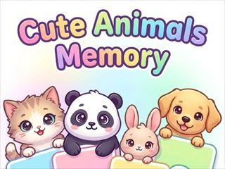 【cute Animals Memory】ゲームのサムネイル画像