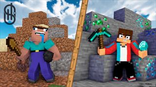 アドベンチャー マインクラフト風 経営ゲーム[Mine Mining Islands: Skyblock Village!]サムネイル画像