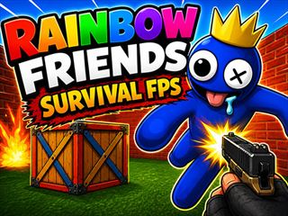【Rainbow Friends Survival FPS】ゲームのサムネイル画像