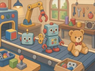 【Toy Factory Conveyor】ゲームのサムネイル画像