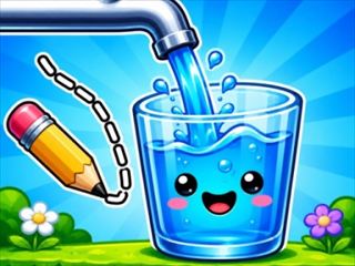 【Water Flow Happy Glass】ゲームのサムネイル画像