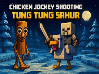 【Chicken Jockey Shooting Tung Tung Sahur】Thumbnail Image