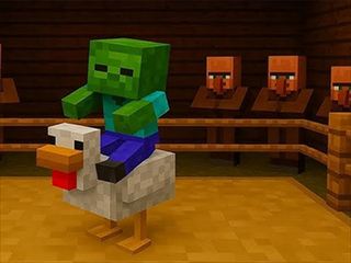 【Chicken Jockey hidden lava chicken】Thumbnail Image