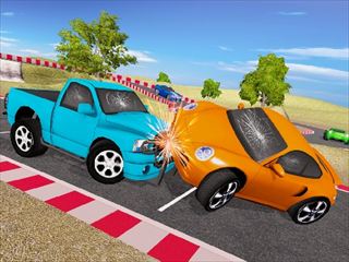 【Mini SuperCars Racing Crashing】Thumbnail Image