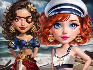 【Sailor Chic vs Pirate Charm】Thumbnail Image