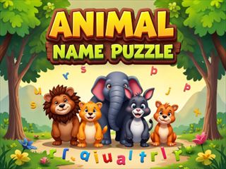 【Animal Name Puzzle】Thumbnail Image