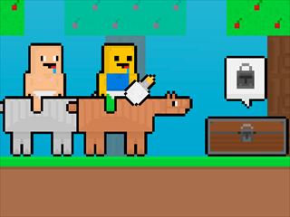 【Baby Noob vs Baby Obby Horse】Thumbnail Image
