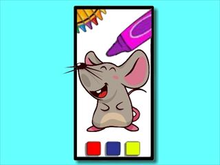 【Funny Mouse Coloring Time】Thumbnail Image