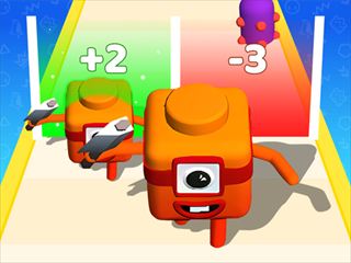 【Merge Number Cube 3d Run Game】ゲームのサムネイル画像