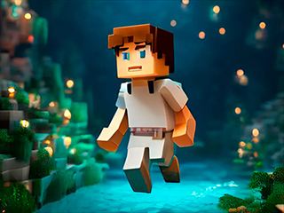 【Noobik Parkour in a Cave!】ゲームのサムネイル画像