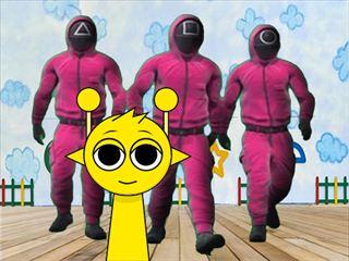 【Sprunki in Squid Game Chamber】ゲームのサムネイル画像