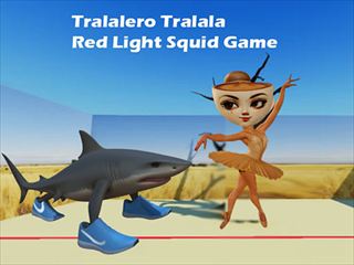 【Tralalero Tralala Red Light Squid Game】ゲームのサムネイル画像