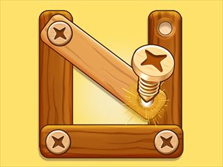 【Wood Nuts Bolts Screw】ゲームのサムネイル画像