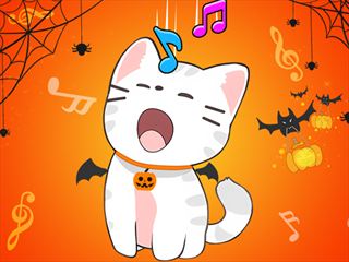【Duet Cats Halloween Cat Music】Thumbnail Image