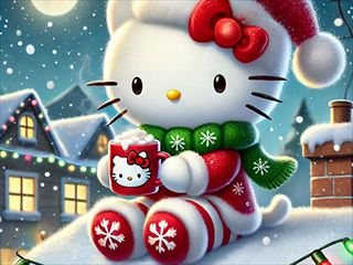 【Hello Kitty Christmas Puzzle: Festive Holiday】Thumbnail Image