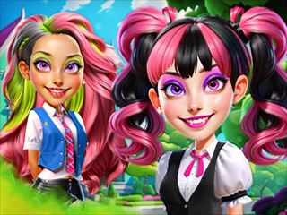 【Princesses at Horror School】ゲームのサムネイル画像