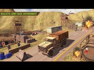 【Army Car Truck Transport Game】Thumbnail Image