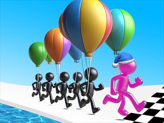 【Ballon Race 3D】Thumbnail Image
