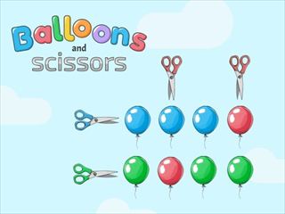 【Balloons and scissors】Thumbnail Image