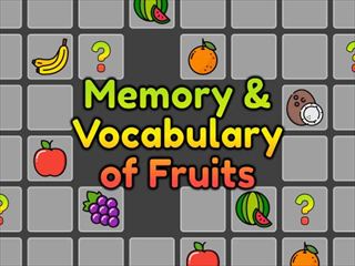 【Memory and Vocabulary of Fruits】Thumbnail Image