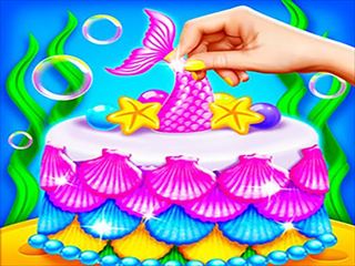 【Mermaid Glitter Cake Maker】サムネイル画像
