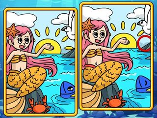 【Mermaids: Spot The Differences】Thumbnail Image