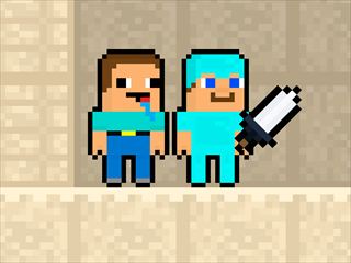 【Noob vs Pro Sand island】Thumbnail Image