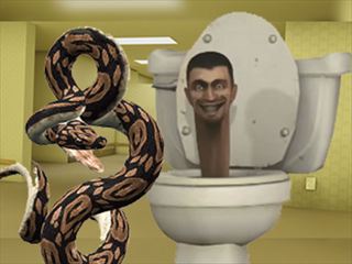 【Python Snake Kill Skibidi Toilet Backrooms】Thumbnail Image