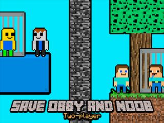 【Save Obby and Noob Two players】Thumbnail Image
