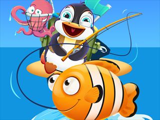 【Baby Penguin Fishing】Thumbnail Image