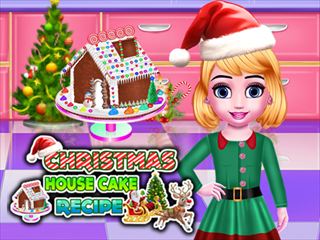 【Christmas House Cake Recipe】Thumbnail Image