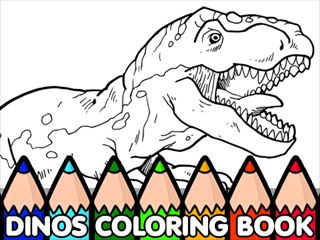 【Dinos Coloring Book】Thumbnail Image