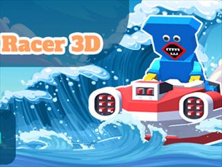 【Huggy Jet Ski Racer 3D】ゲームのサムネイル画像