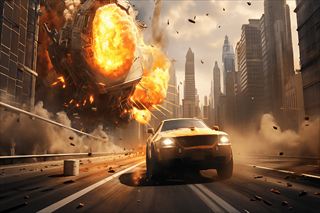 【Car vs MIssile】Thumbnail Image