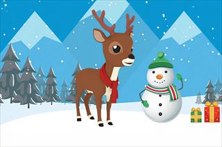 【Christmas Deer Jigsaw】Thumbnail Image