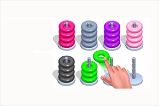 【Color Hoop Stack - Sort Puzzle】Thumbnail Image