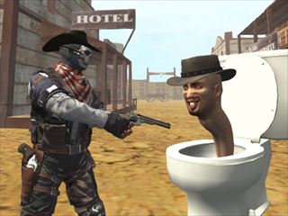 【Cowboy vs Skibidi Toilets】Thumbnail Image