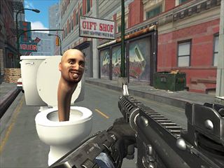 【Dead Aim: Skibidi Toilets Attack】ゲームのサムネイル画像