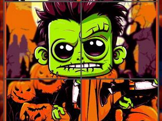 【Franky & Vampire Halloween Puzzle】Thumbnail Image