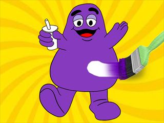 【Grimace Shake Coloring Book】Thumbnail Image
