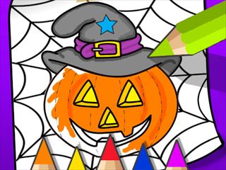 【Halloween Coloring Book Game】Thumbnail Image
