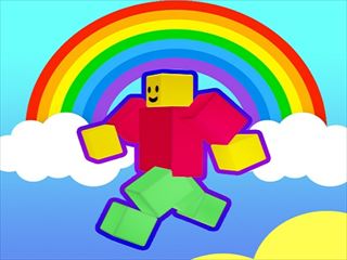 【Rainbow Obby】ゲームのサムネイル画像