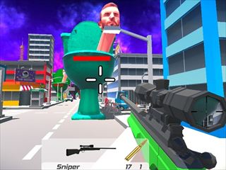 【Skibidi Toilet FPS Shooting Survival】ゲームのサムネイル画像