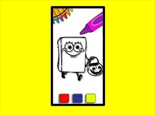 【SpobgeBob Halloween Coloring Book】Thumbnail Image
