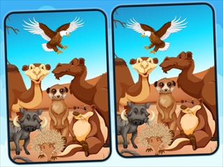 【Spot 5 Differences Deserts】Thumbnail Image