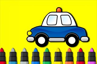 【Easy to Paint Police Car】Thumbnail Image