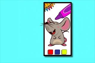 【Funny Mouse Coloring Time】Thumbnail Image