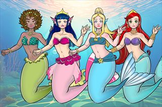 【Kawaii Mermaid Dress Up Game】Thumbnail Image