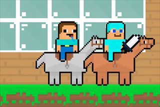 【Noob vs Pro HorseCraft】Thumbnail Image